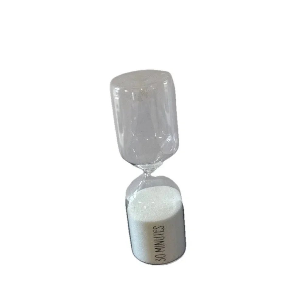 Hourglass Sand Timer Clock Clear Glass Large Sand Clock Shelf Table Deco 10
